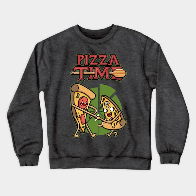 Pizza Time v2 Crewneck Sweatshirt by Olipop